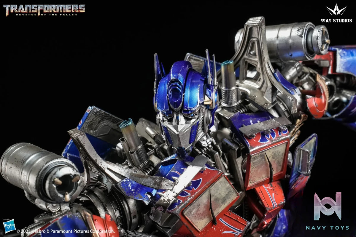 WAY Studio – Transformers: Revenge of the Fallen Series Optimus Prime vs Megatron Scene Statue (Licensed)