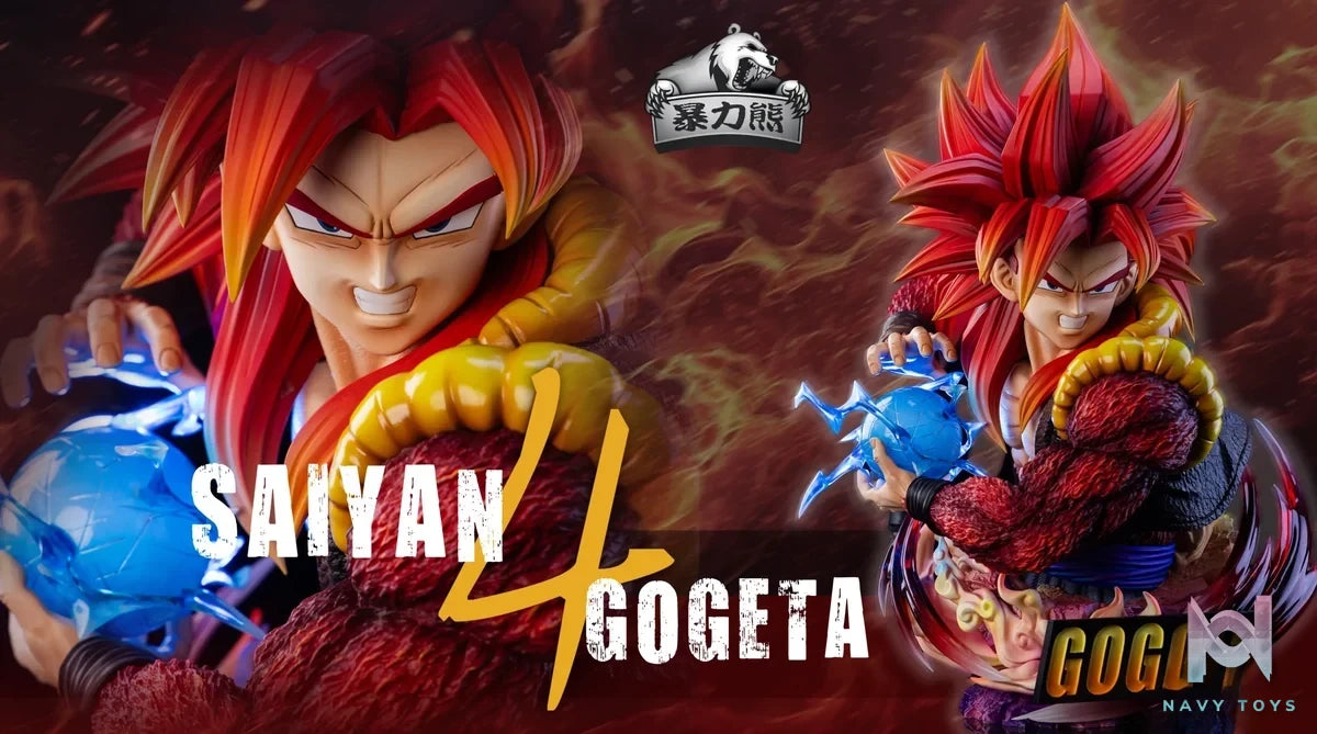 Violent Bear Studio - Super Saiyan 4 Gogeta Bust Dragon Ball resin statue Navy Toys anime figure