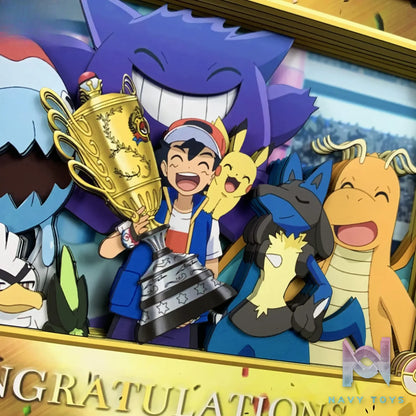 KALA HOME Studio – Congratulation Ash Ketchum! 3D Decorative Painting Pokémon
