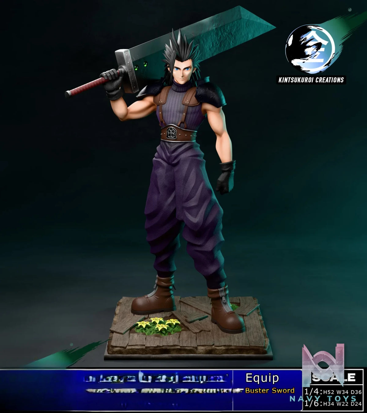 Kintsukuroi Creations Studio – Zack Fair Final Fantasy VII
