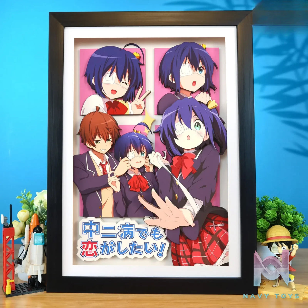 KALA HOME Studio – Takanashi Rikka X Togashi Yuta #02 3D Decorative Painting Love, Chunibyo & Other Delusions!