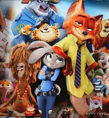 KALA HOME Studio – Zootopia Multiple Characters 3Decorative Painting Zootopia