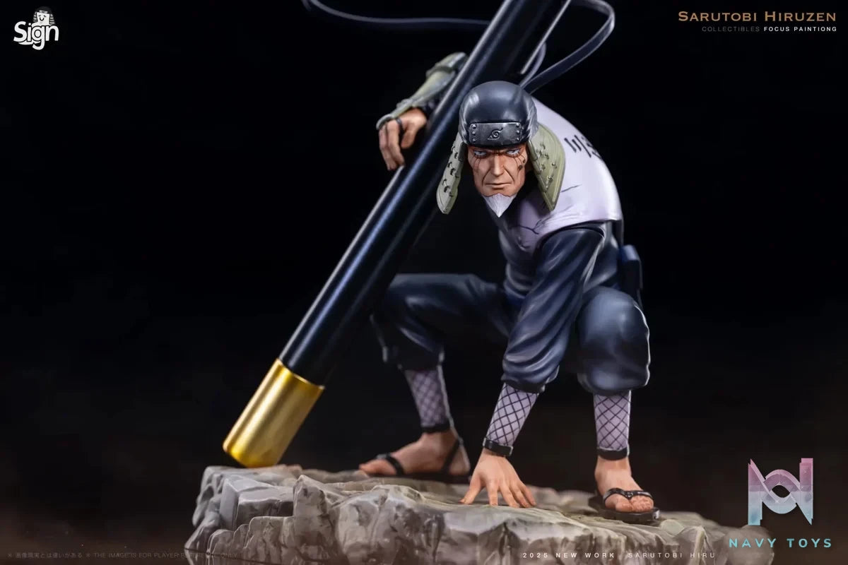 Sign Studio - Naruto Third Generation Sarutobi Hiruzen resin statue Navy Toys anime figure