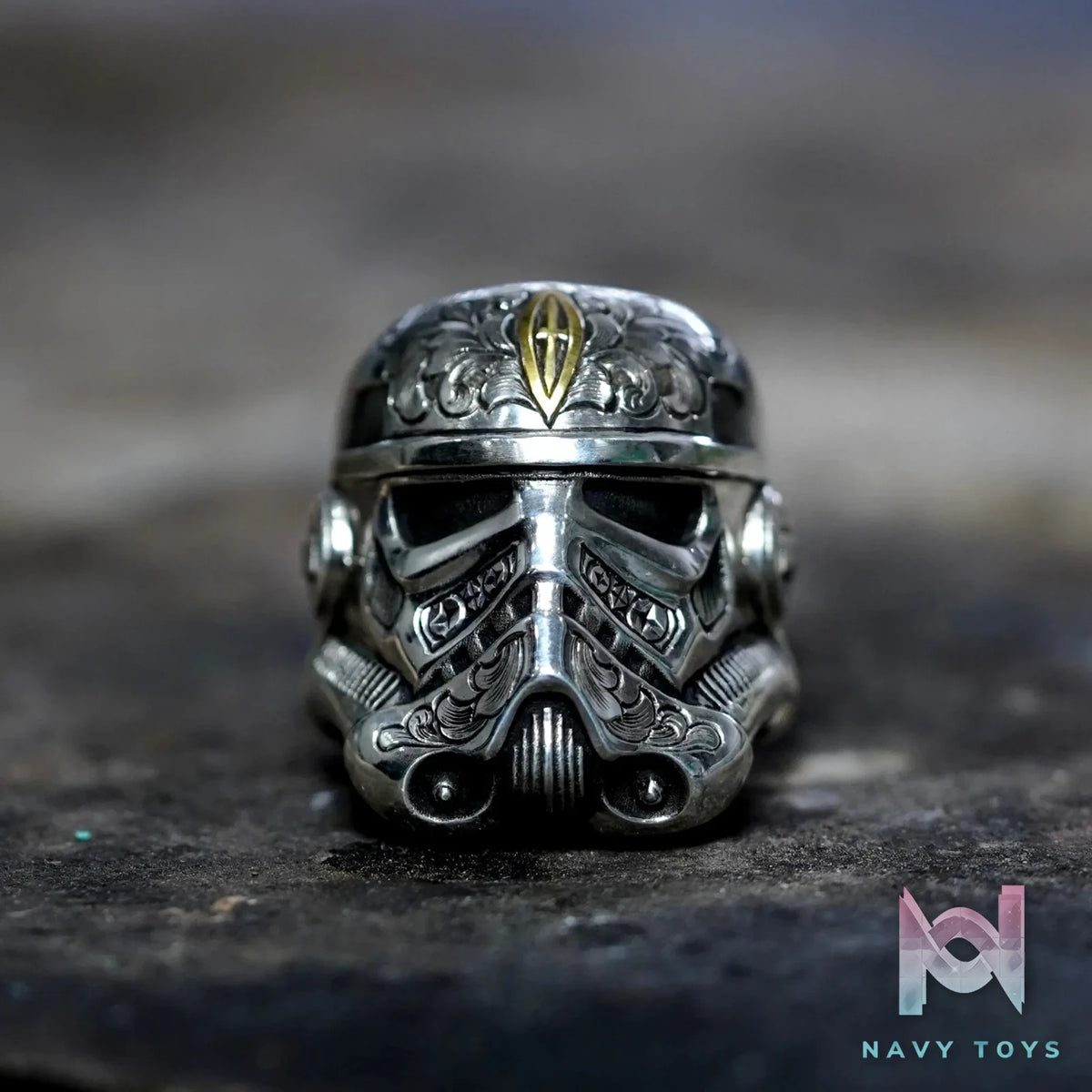 Raven Studio (silver jewelry) – Exclusive “Scrap” White Stormtrooper Ring Original