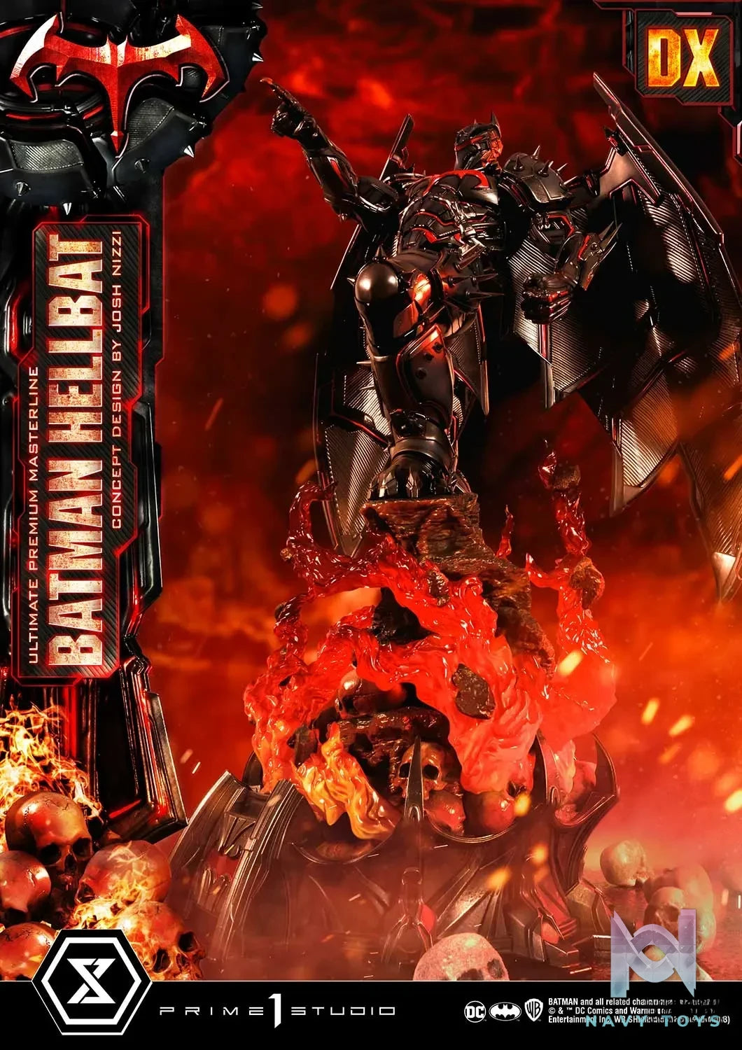 Prime 1 Studio – Ultimate Premium Masterline Batman (Comics) Batman Hellbat Concept Design by Josh Nizzi UPMDC-06 UPMDC-06DX UPMDC-06DXS (Licensed)