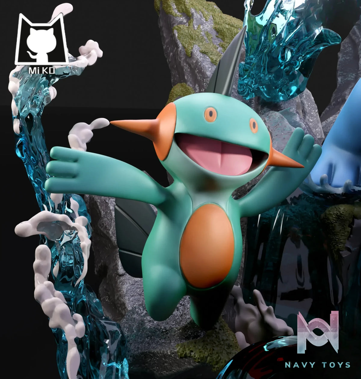 Miko Studio – Pokémon Swampert Evolution Group