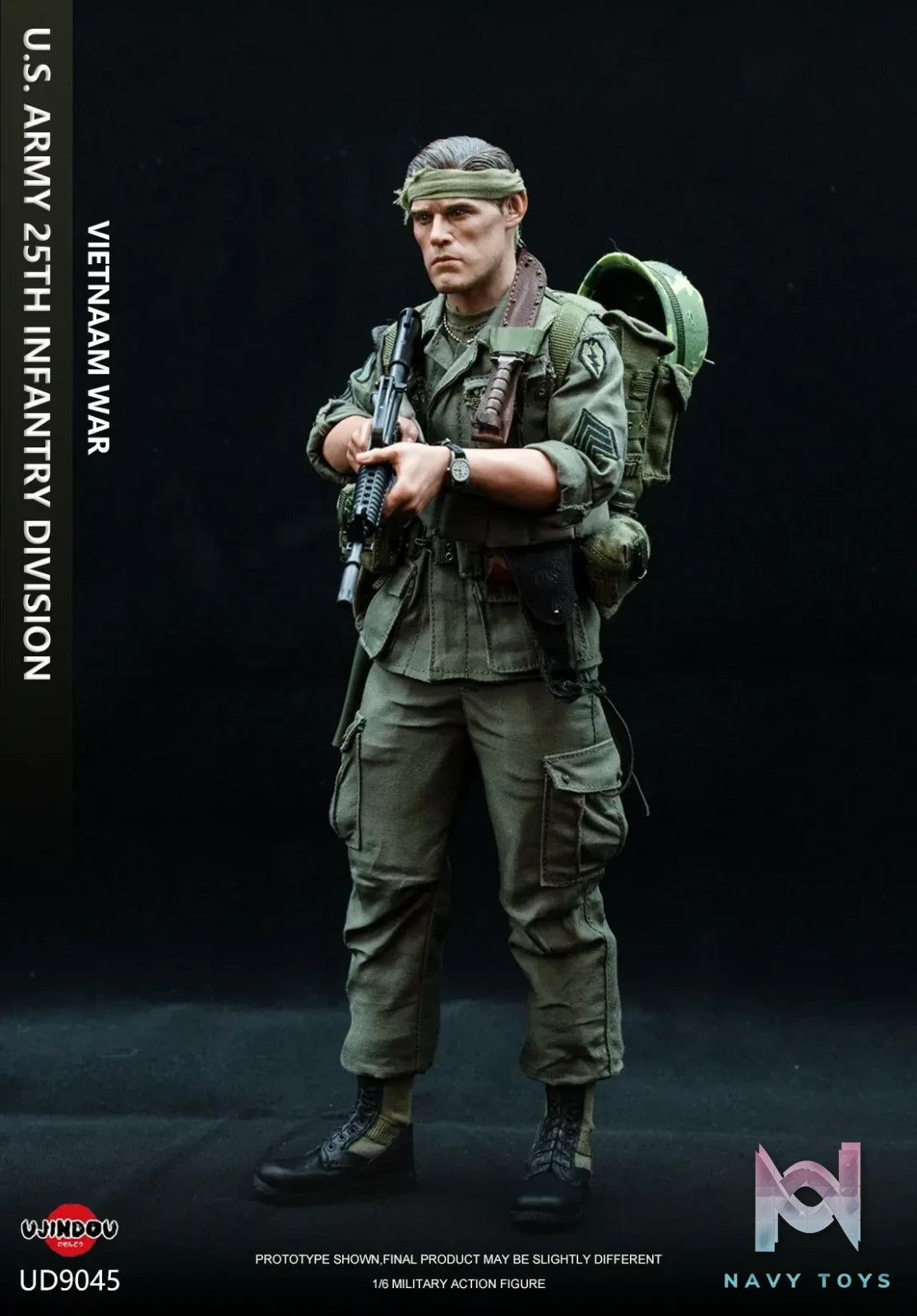 UJINDOU – U.S. ARMY 25TH INFANTRY DIVISION 1/6 VIETNAM WAR NO.UD9045 (Licensed)