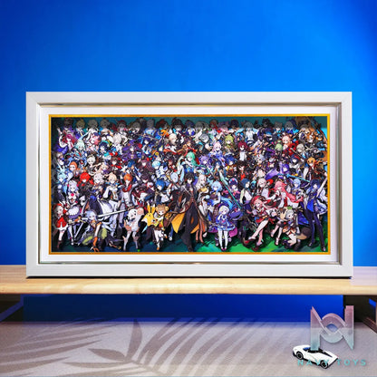 Yu Zhi Jiang Studio – Genshin Impact Multiple Characters 3D Decorative Painting Genshin Impact