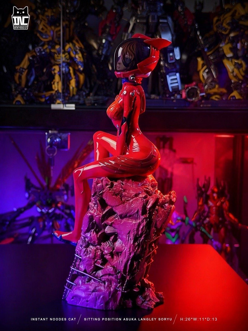 Sitting Asuka - Evangelion - Instant Noodles Studio resin statue Instant Noodles Studio anime figure