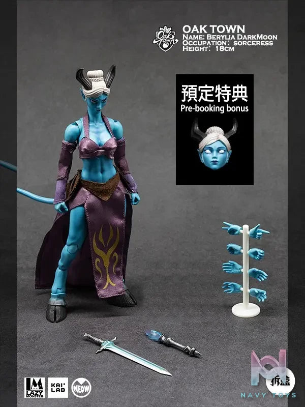 Lazy Monster Studio – Oak town Berylia Dark Moon Assassin & Sorceress (Licensed)