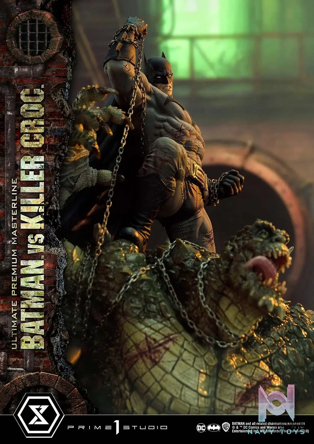 Prime 1 Studio – Ultimate Premium Masterline Batman (Comics) Batman Versus Killer Croc UPMDC-07 UPMDC-07DX UPMDC-07DXS (Licensed)