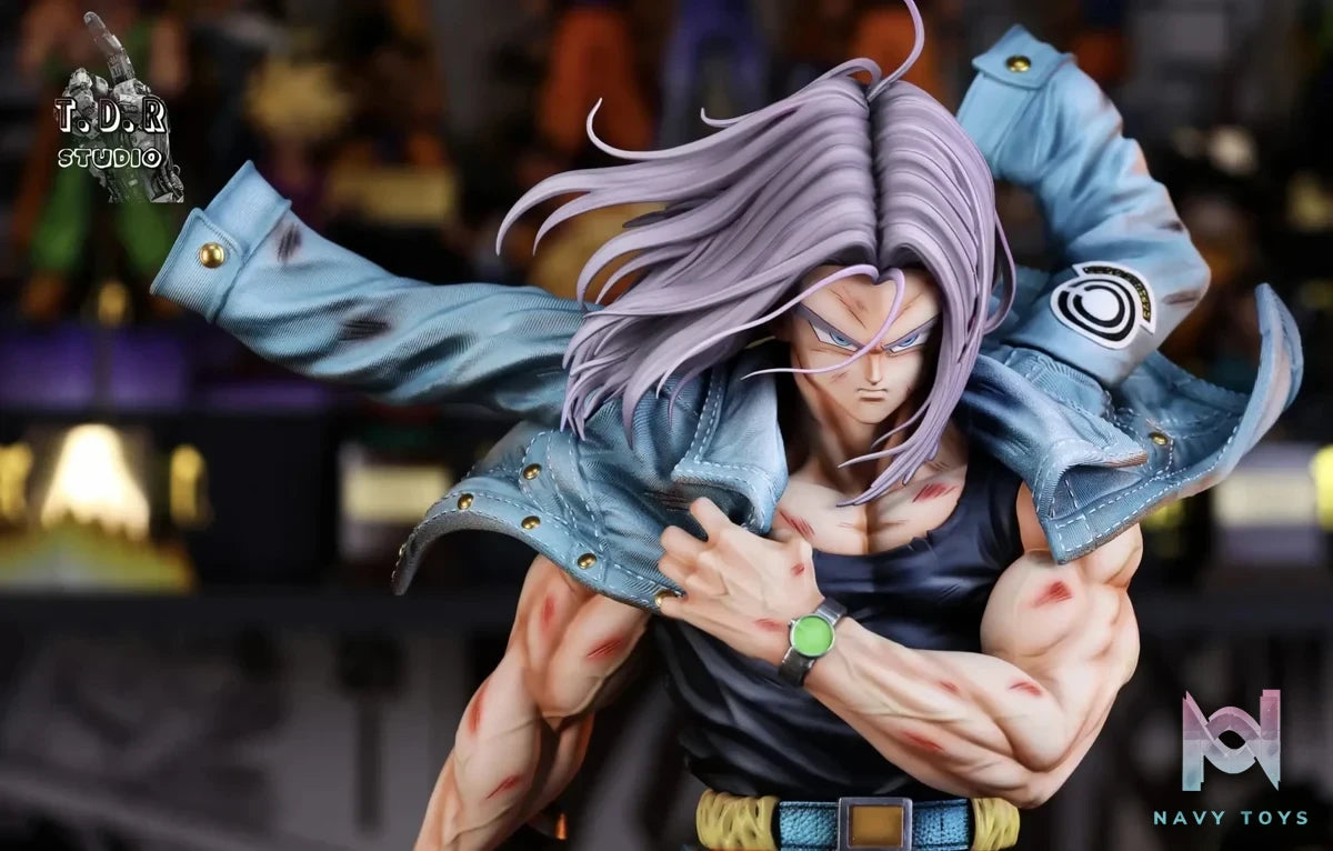 T.D.R Studio - Dragon Ball Battle Series 1 Future Boy Trunks resin statue Navy Toys anime figure