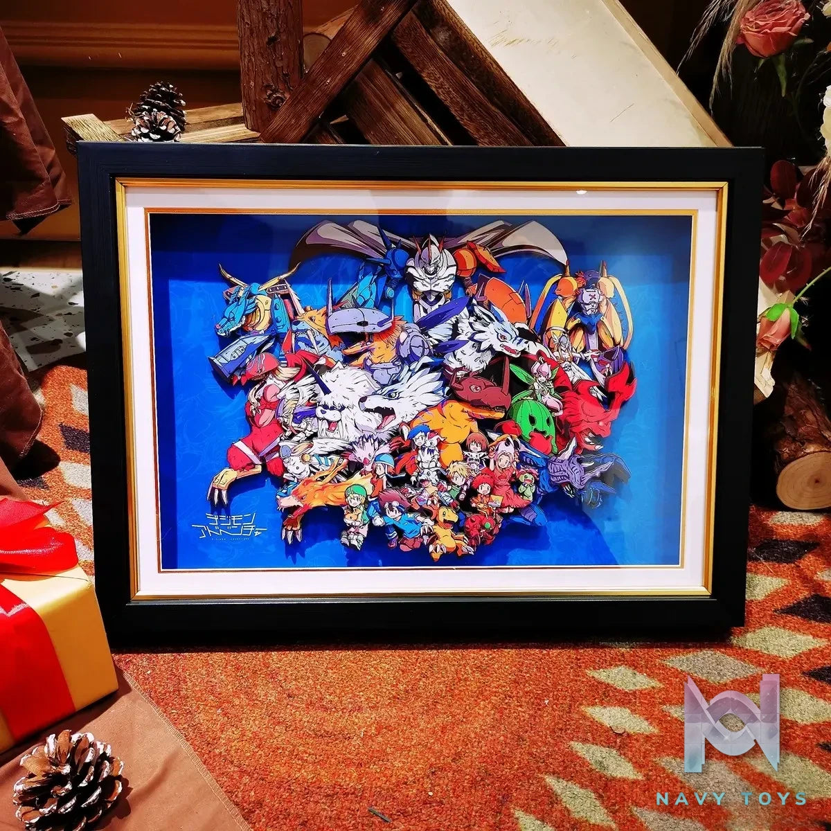 Yu Zhi Jiang Studio – Digimon Multiple Characters Series #6 3D Decorative Painting Digimon