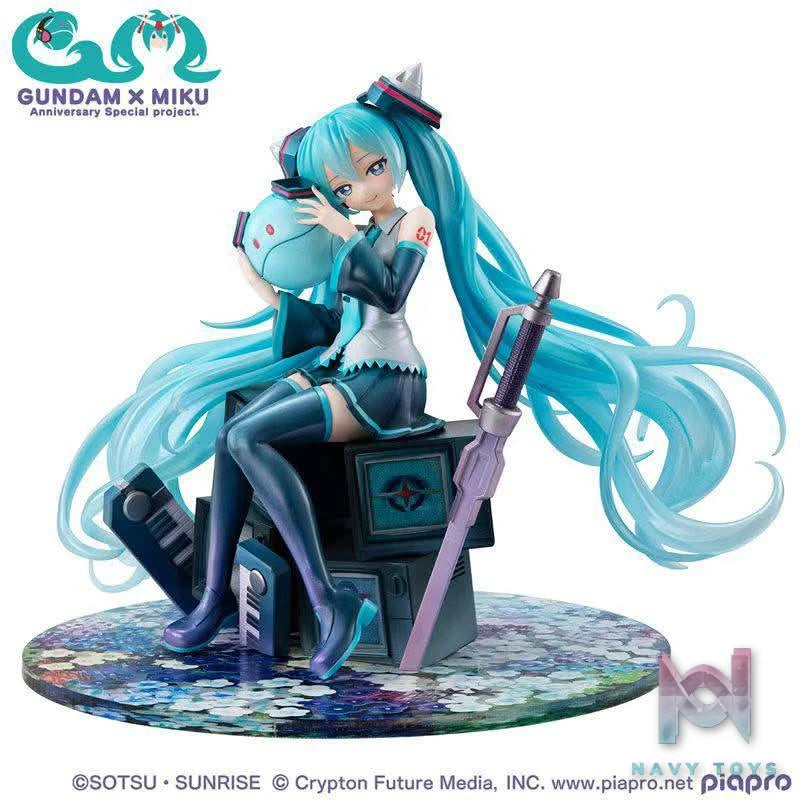 Gundam x Miku Anniversary Special Project Lucrea resin statue MegaHouse Studio anime figure