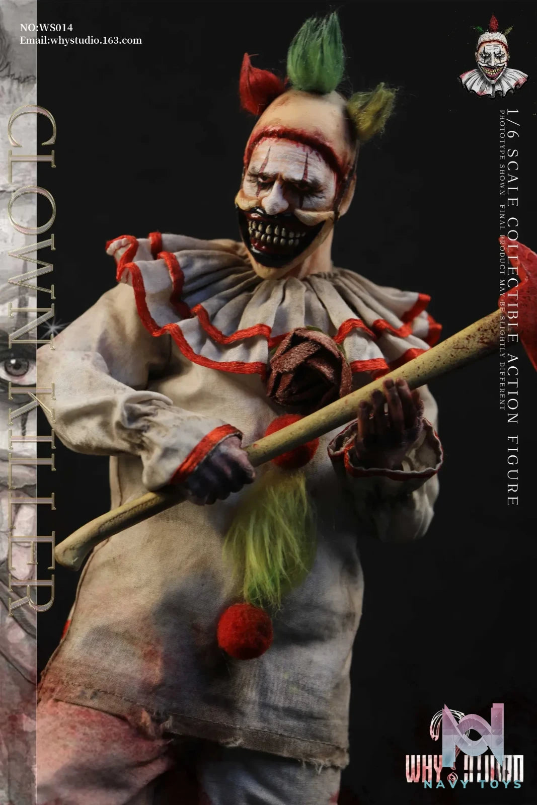 WHY STUDIO – American Horror Story Clown 1/6 NO:WS014 Action Figure