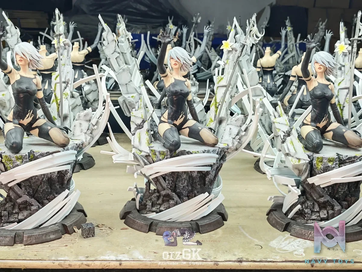 YorHa Studio - NieR:Automata YorHa Observation Report Council of Humanity Chapter 1 Ending C A2 resin statue Navy Toys anime figure