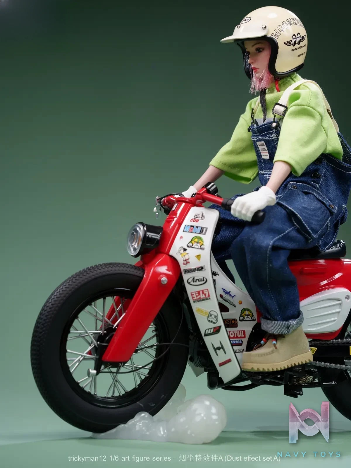 TrickyMan12 – 1/6 CUB Motorcycle Set (Bike X Smoke Effect) (Licensed)