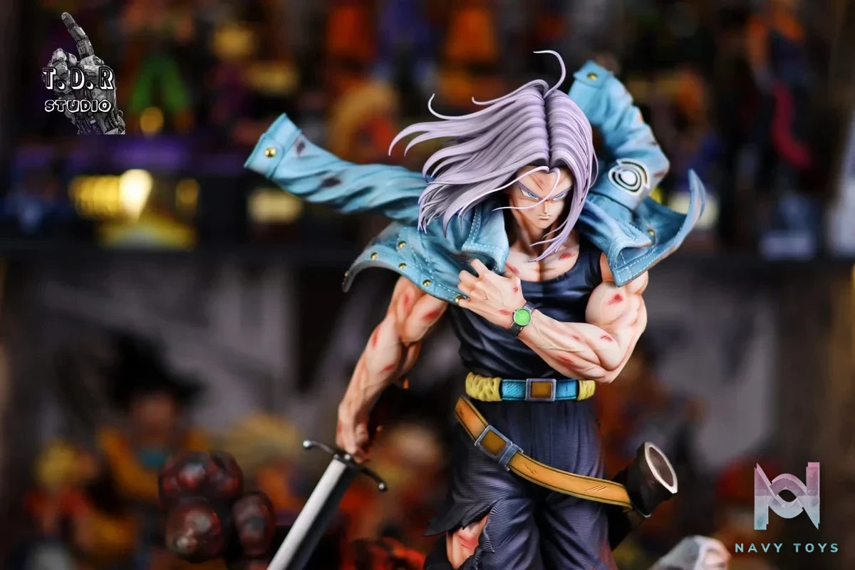T.D.R Studio - Dragon Ball Battle Series 1 Future Boy Trunks resin statue Navy Toys anime figure