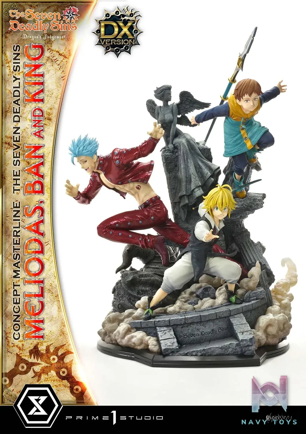 Prime 1 Studio – Concept Masterline The Seven Deadly Sins Meliodas, Ban and King CMNTZ-01 CMNTZ-01DXS (Licensed)