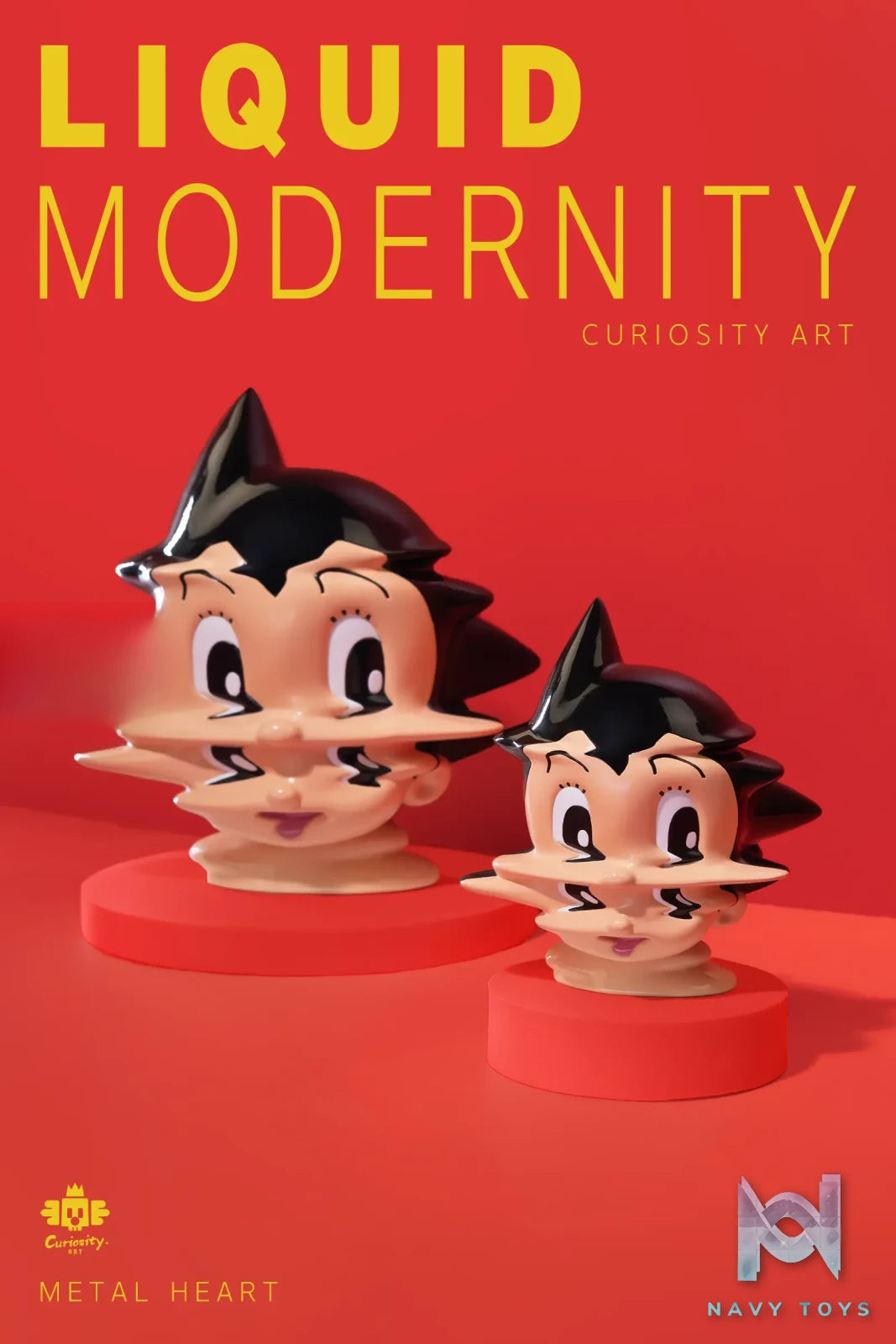 Weartdoing Studio – Astro Boy Liquid Modernity Metal Heart & Metal Heart Sparkle & Metal Heart Rainbow (Licensed)