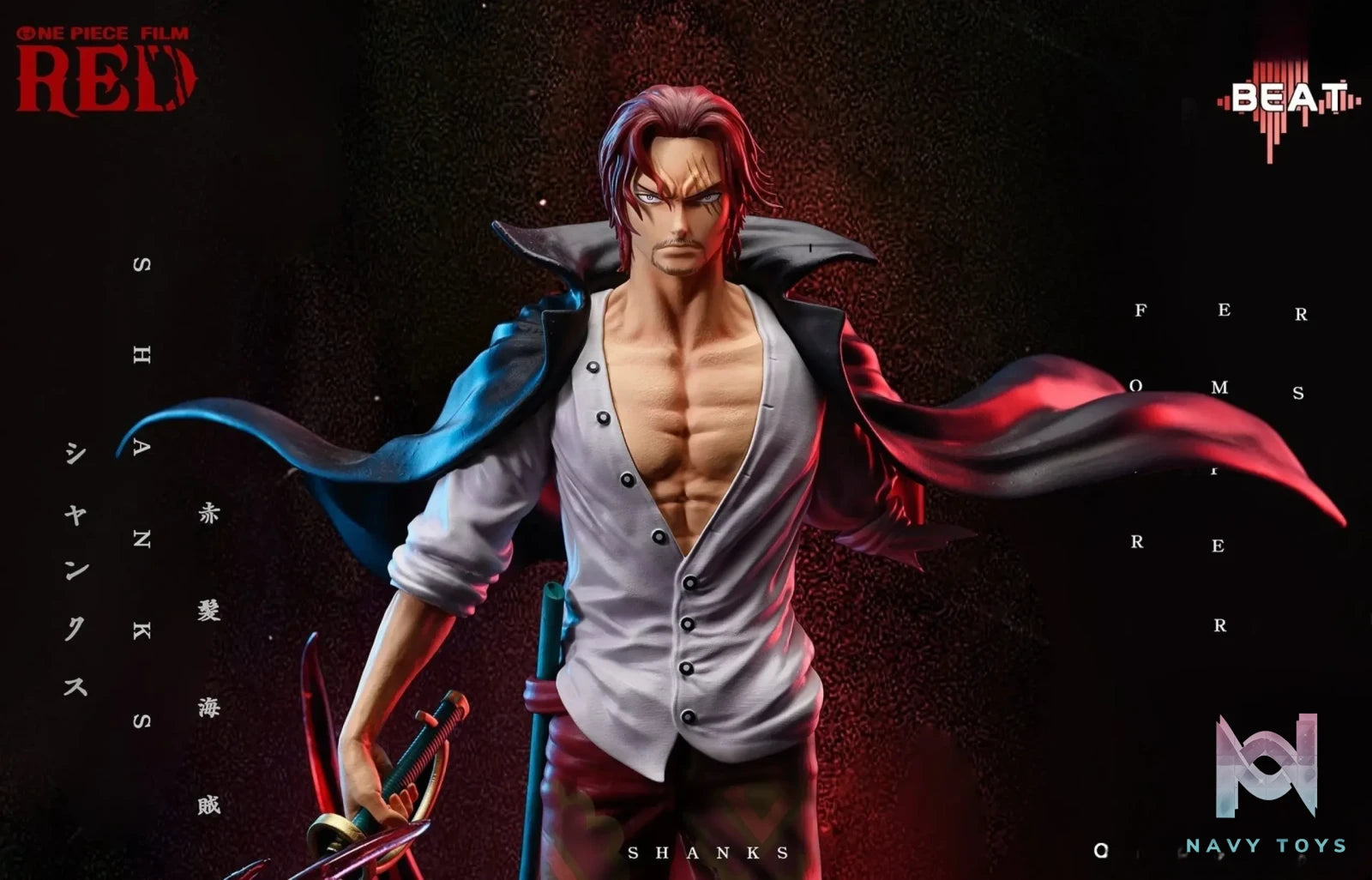 Beat Studio – Red Hair Shanks