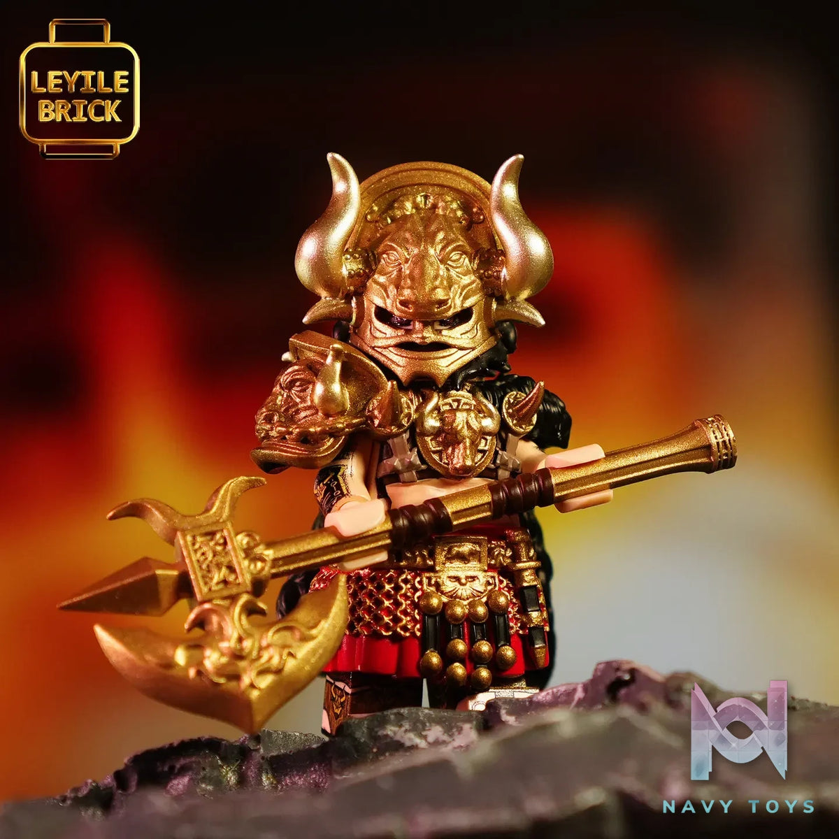LEYILEBRICK Studio – Greek Mythology Minotaur Bull Headed Monster Original