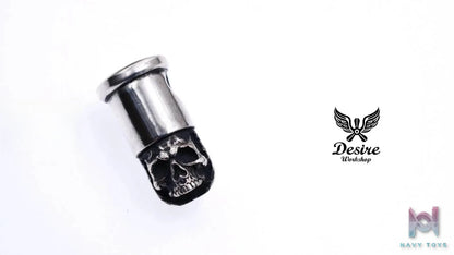 Raven Studio (silver jewelry) – Original Design Skull Bullet Pendant Original