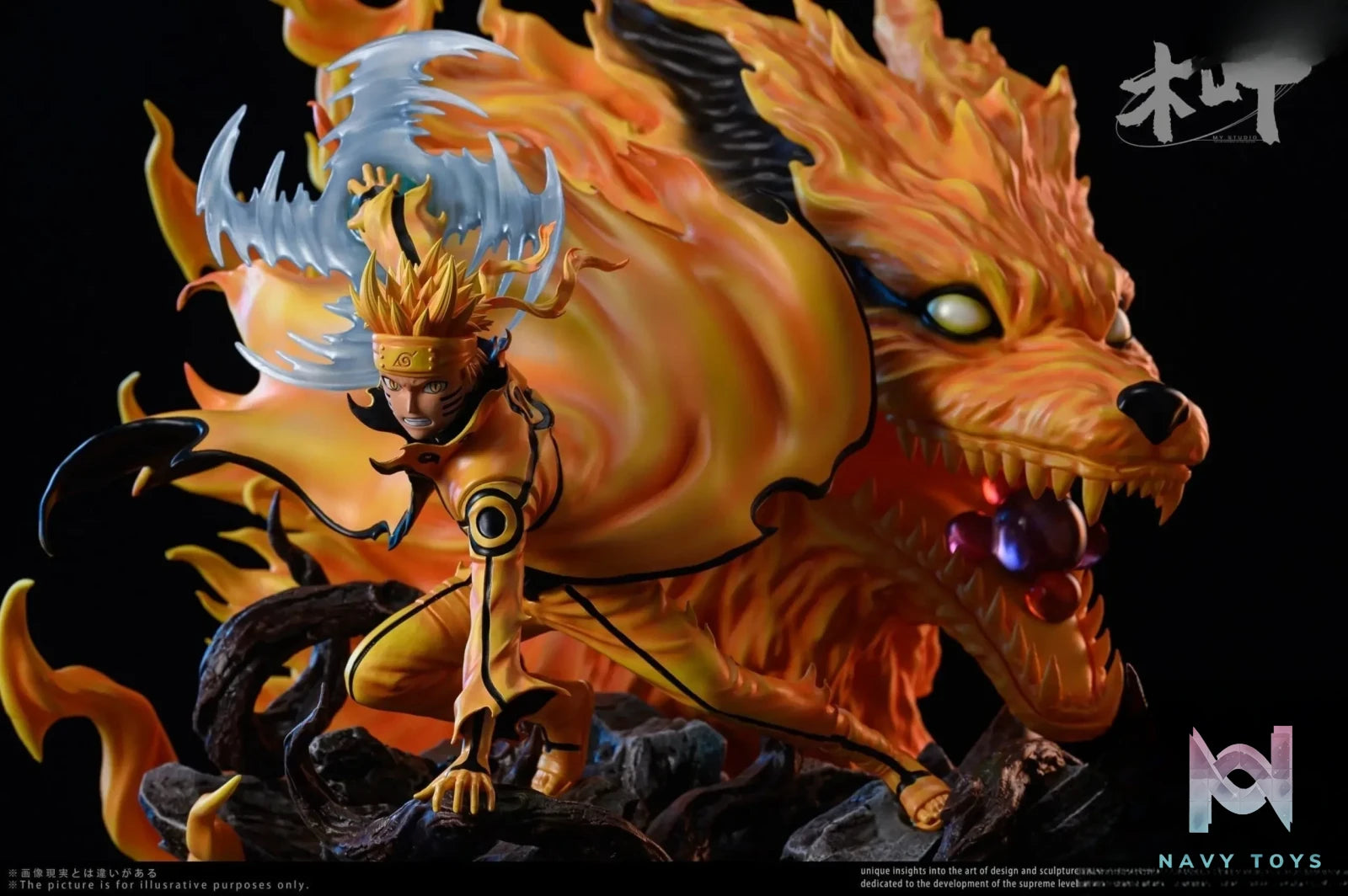 Konoha Studio – Naruto Ninetails Chakra Mode Naruto