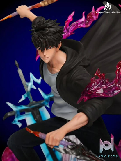 Sung Jinwoo & Cha Hea In resin statue Mapleflare Studio anime figure