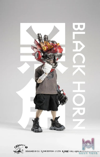 D ONE Studio – Black Horn Doll 1/12 The Year of The Loong (Licensed)