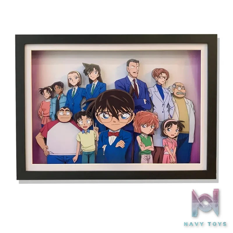 KALA HOME Studio – Detective Conan Multiple Characters #01 3D Decorative Painting Detective Conan