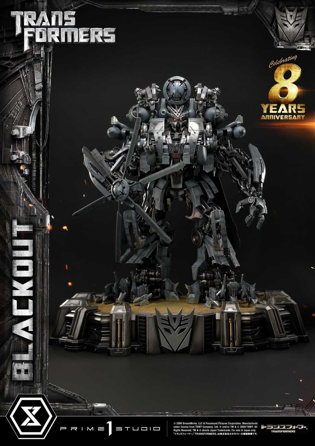 BLACKOUT (TRANSFORMERS) (Liên hệ ) resin statue prime 1 studio anime figure