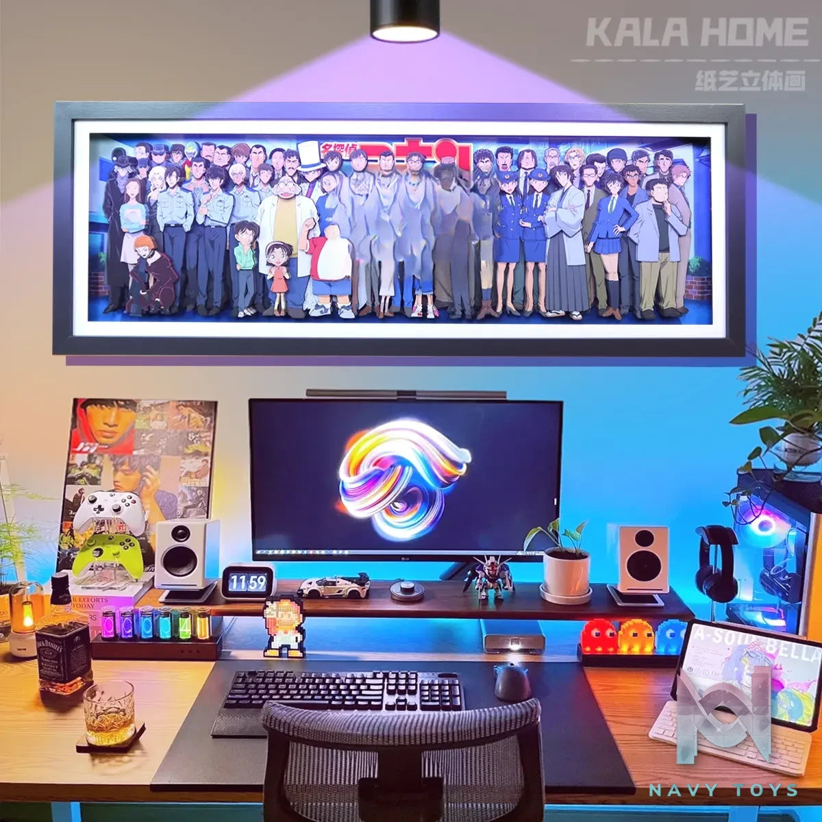 KALA HOME Studio – Detective Conan Multiple Characters #05 3D Decorative Painting Detective Conan