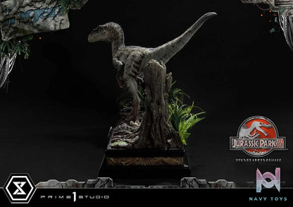 Prime 1 Studio – Legacy Museum Collection Jurassic Park III (Film) Velociraptor Female LMCJP-11 LMCJP-11S (Licensed)