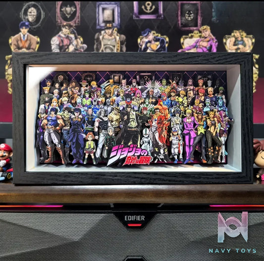 KALA HOME Studio – JoJo Multiple Characters #01 3D Decorative Painting JOJO