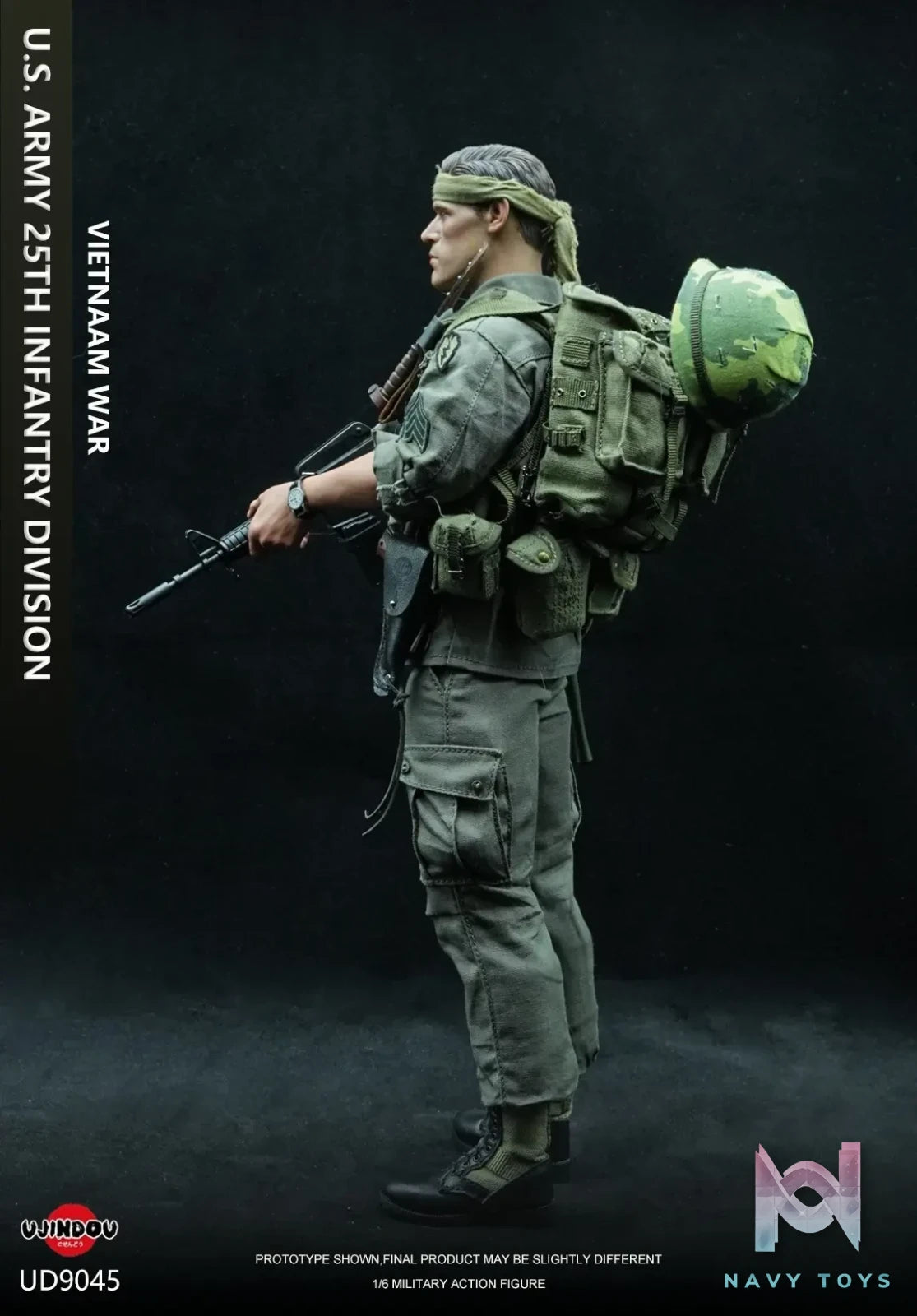 UJINDOU – U.S. ARMY 25TH INFANTRY DIVISION 1/6 VIETNAM WAR NO.UD9045 (Licensed)