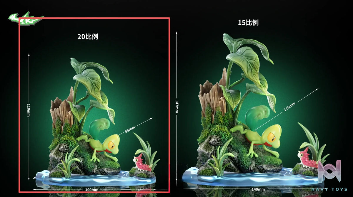 SK Studio – Treecko Ecological Scene Pokémon