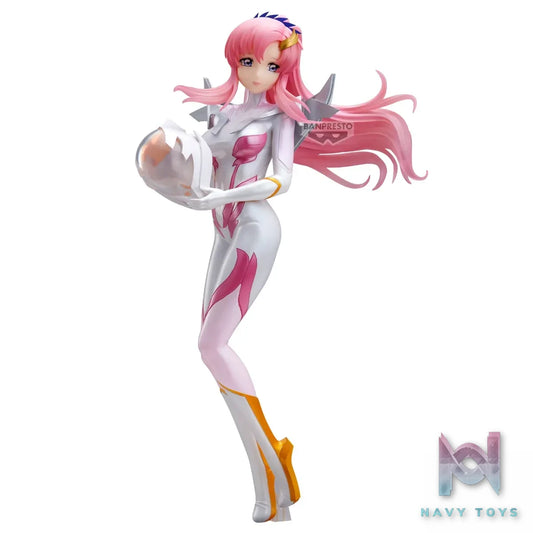 BANPRESTO – Mobile Suit Gundam SEED FREEDOM Unique Charm Lacus Clyne Pilot Suit Pearl Color Ver. Scale Figure (Licensed)