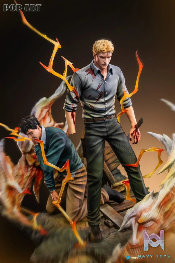 POP.ART Studio – Character Arc #003 Reiner Braun X Bertolt Hoover Attack on Titan