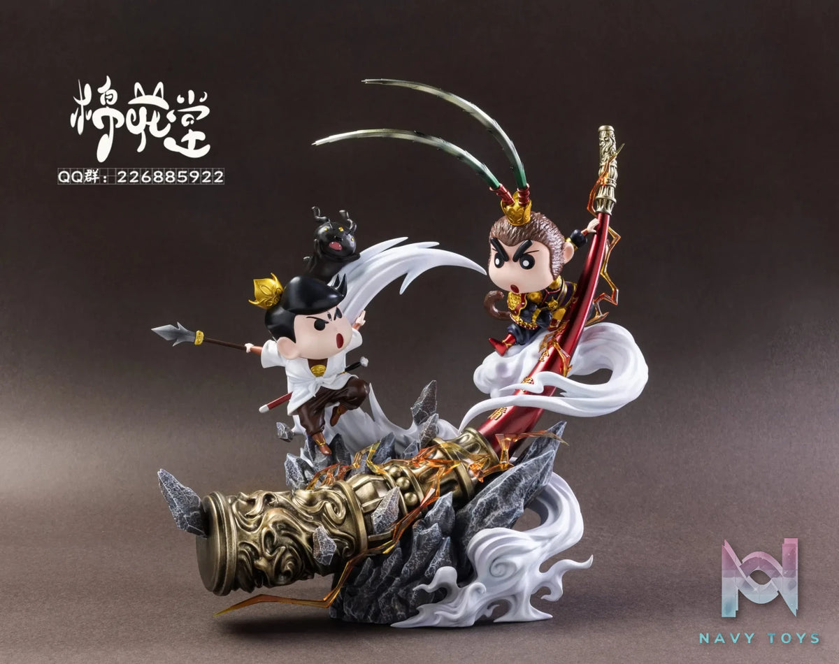 M.H.T Studio – Crayon Shin-chan Cosplay Sun Wukong VS Erlang Shen