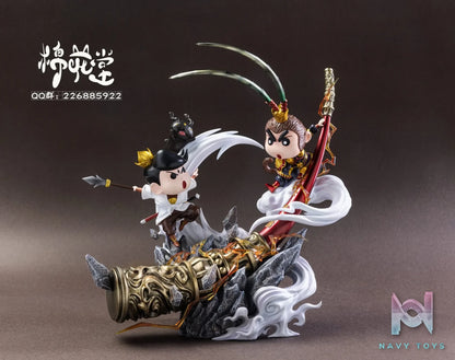 M.H.T Studio – Crayon Shin-chan Cosplay Sun Wukong VS Erlang Shen