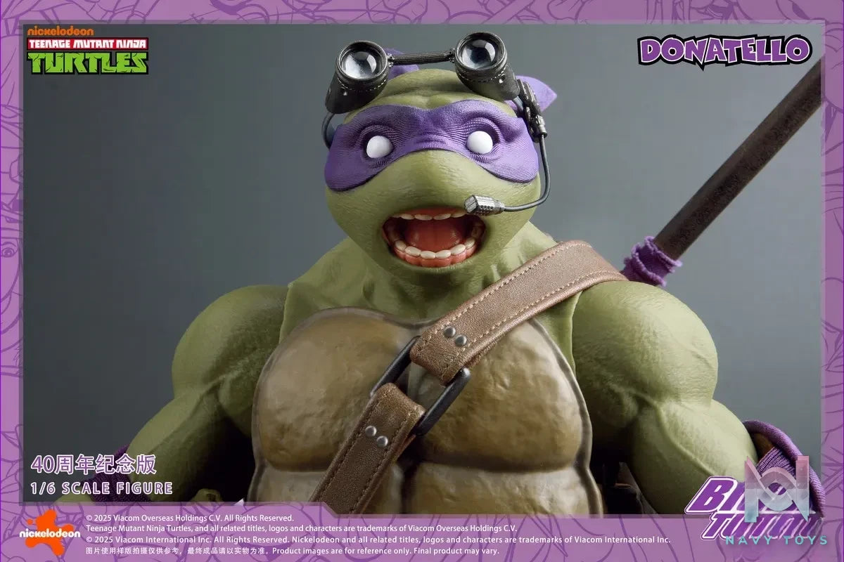 BIGFTOYS – TNMT Donatello 40th Anniversary Edition Action Figure BIGF-003 (Licensed)