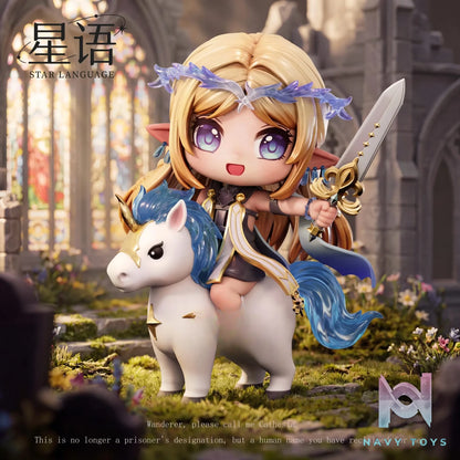 Star Language Studio – Cartethyia Knight Chibi Figure Wuthering Waves