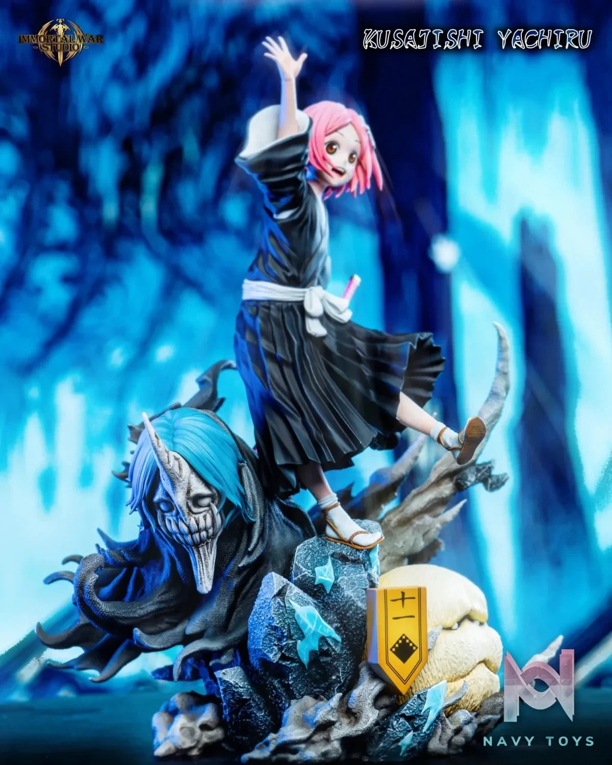 I.W Studio - Bleach Thirteenth Division Series 2 Kusajishi Yachiru resin statue Navy Toys anime figure