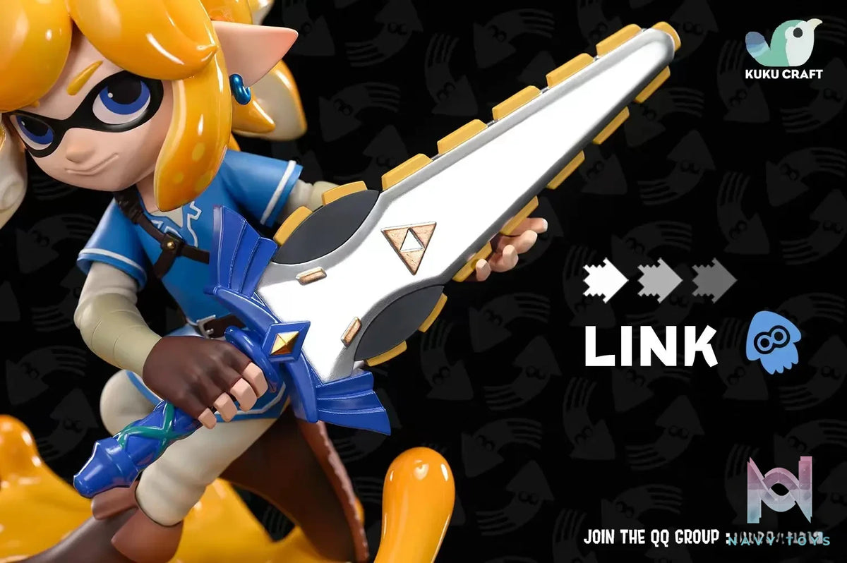 KukuCraft Studio – The Legend of Zelda x SPLATOON Squid Link & Zelda 2.0