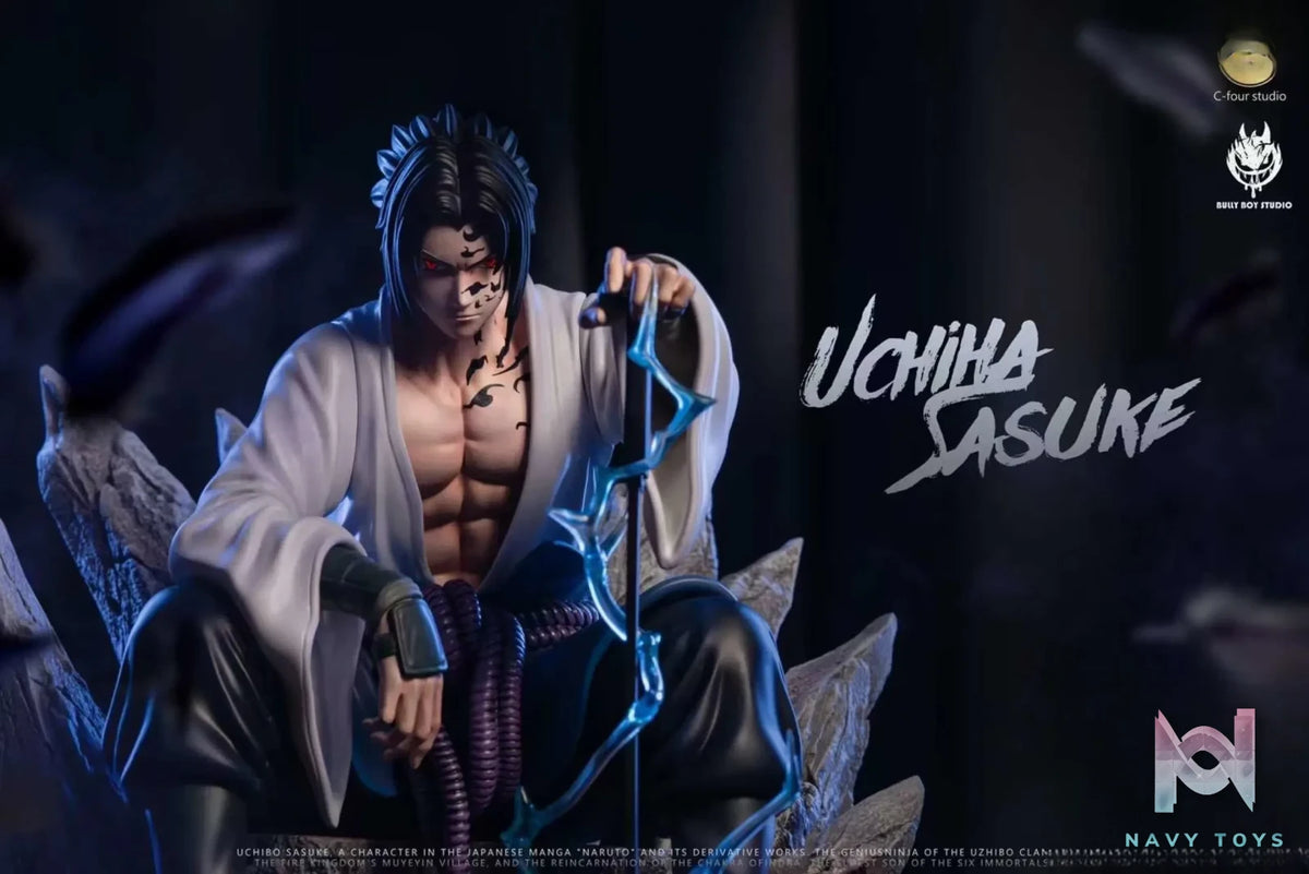 BBS Studio & C4 Studio – Naruto Seated Uchiha Sasuke