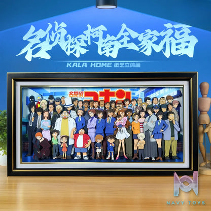 KALA HOME Studio – Detective Conan Multiple Characters #04 3D Decorative Painting Detective Conan