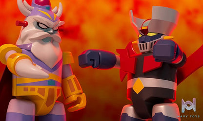 GSC – BRICKROID Great Mazinger Great Marshall of Hell X Ankoku Daishogun Posable Figure (Licensed)