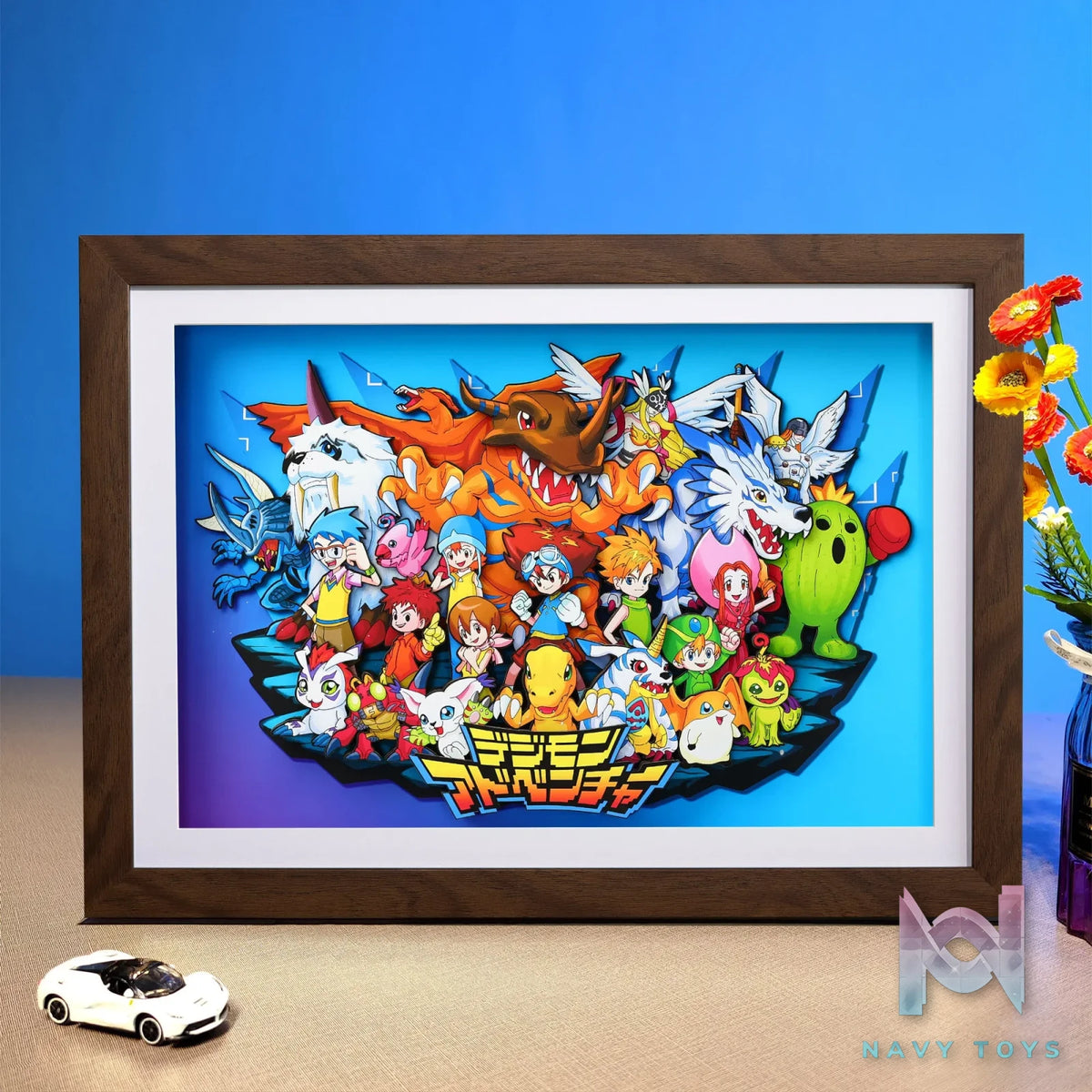 Yu Zhi Jiang Studio – Digimon Multiple Characters Series #7 3D Decorative Painting Digimon