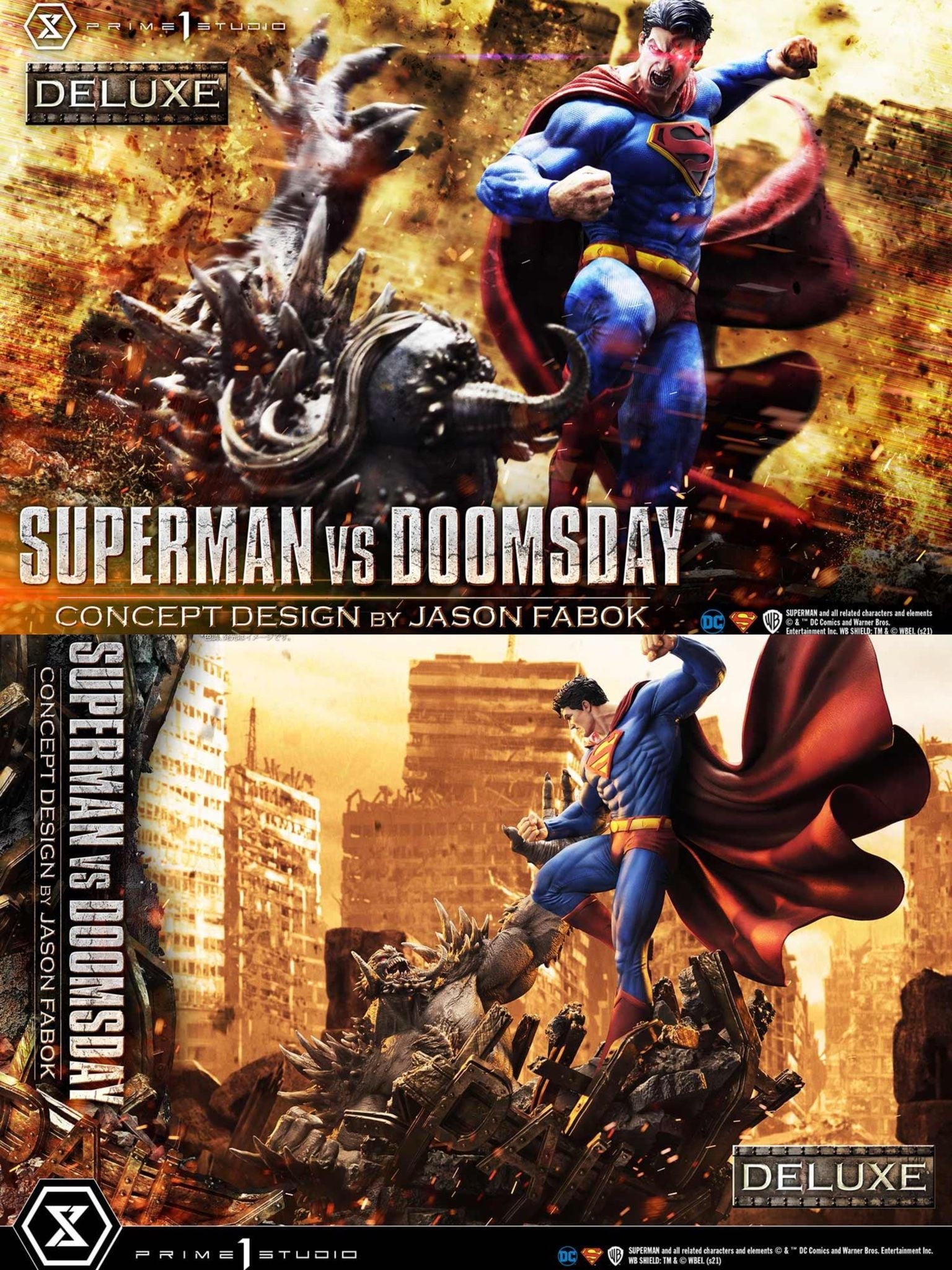 Superman VS Doomsday - Superman - Prime 1 Studio (UMMDC - 05; UMMDC - 05DXS) resin statue Prime 1 Studio anime figure